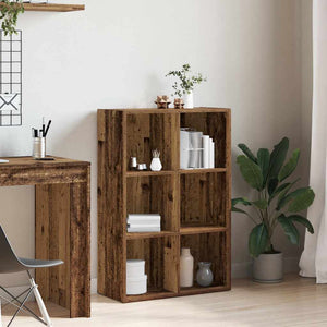 Bücherregal Sideboard Altholz-Optik 66x98 cm