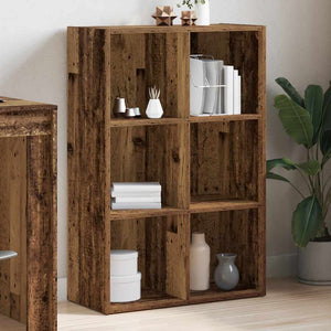 Bücherregal Sideboard Altholz-Optik 66x98 cm
