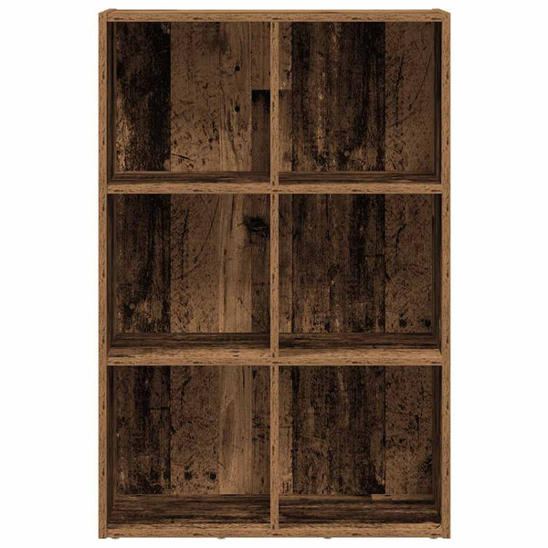Bücherregal Sideboard Altholz-Optik 66x98 cm