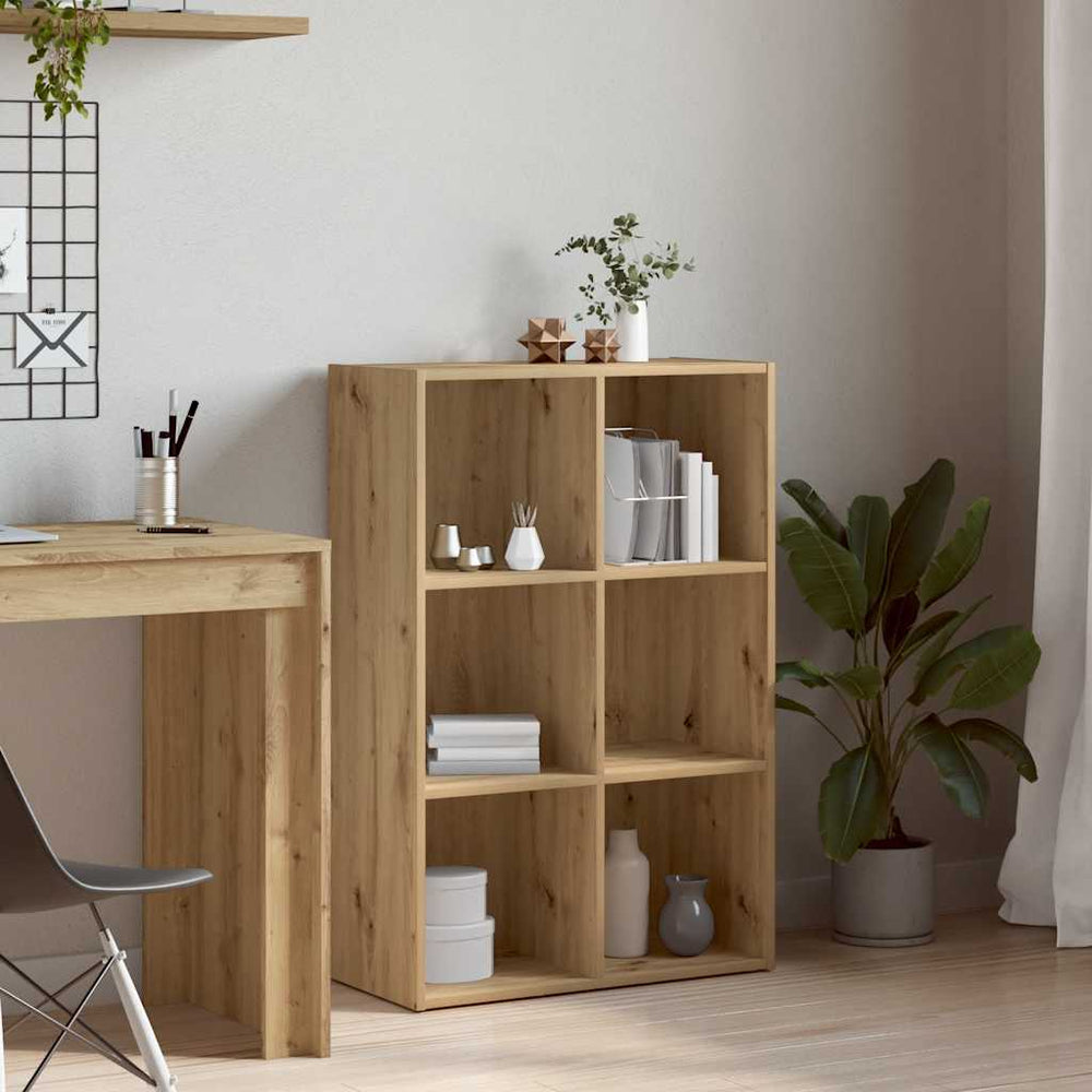 vidaXL Bookshelf/Sideboard Artisan Oak 66x30x98 cm Engineered Wood