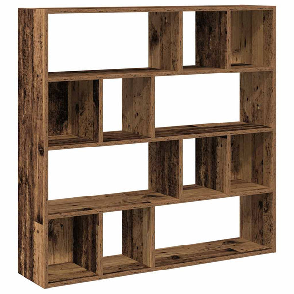 Bücherregal Raumteiler Altholz-Optik 105 cm