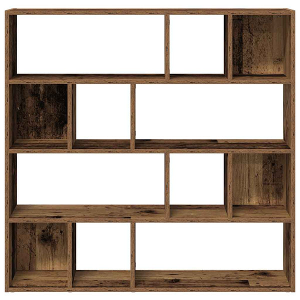 Bücherregal Raumteiler Altholz-Optik 105 cm