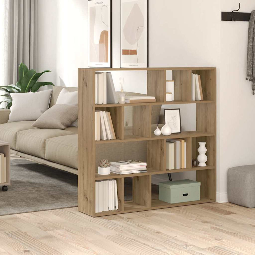 Bücherregal Raumteiler Artisan Eiche 105x102 cm