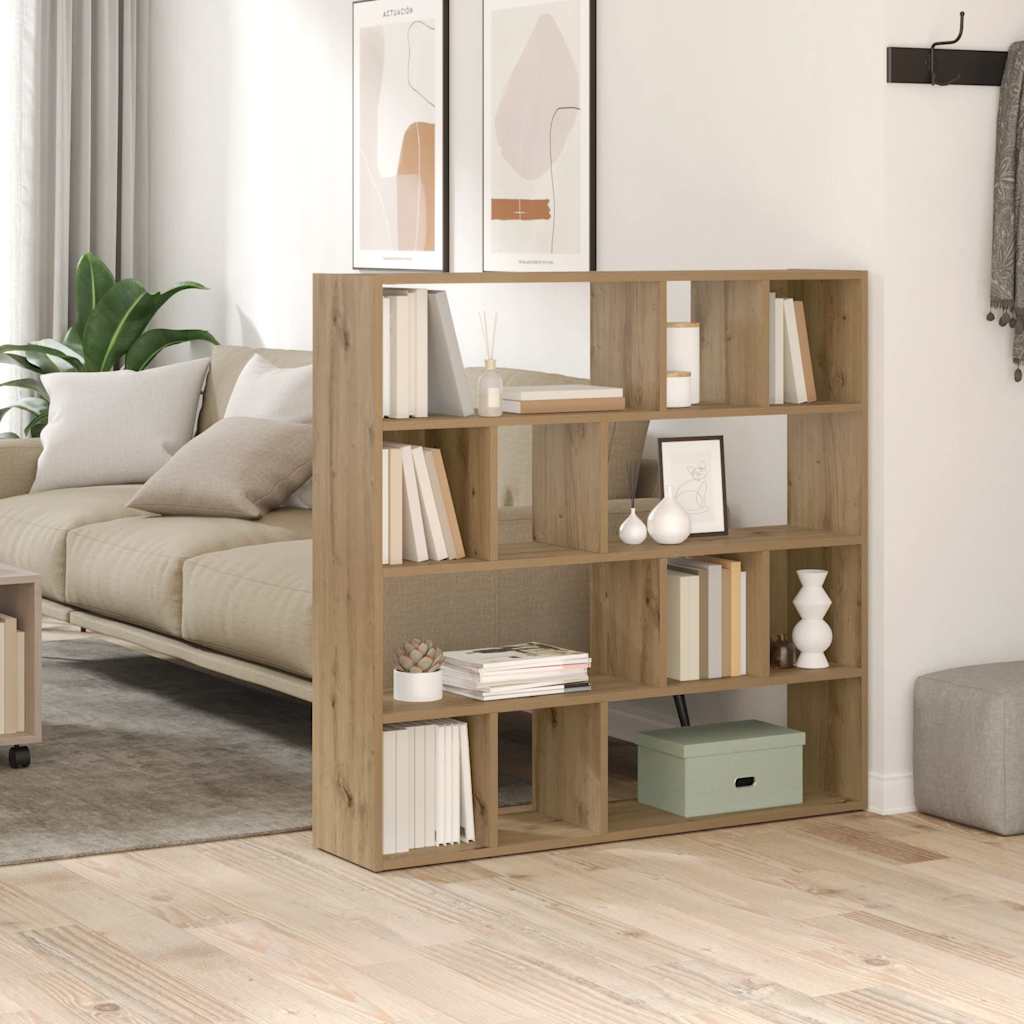 Bücherregal Raumteiler Artisan Eiche 105x102 cm