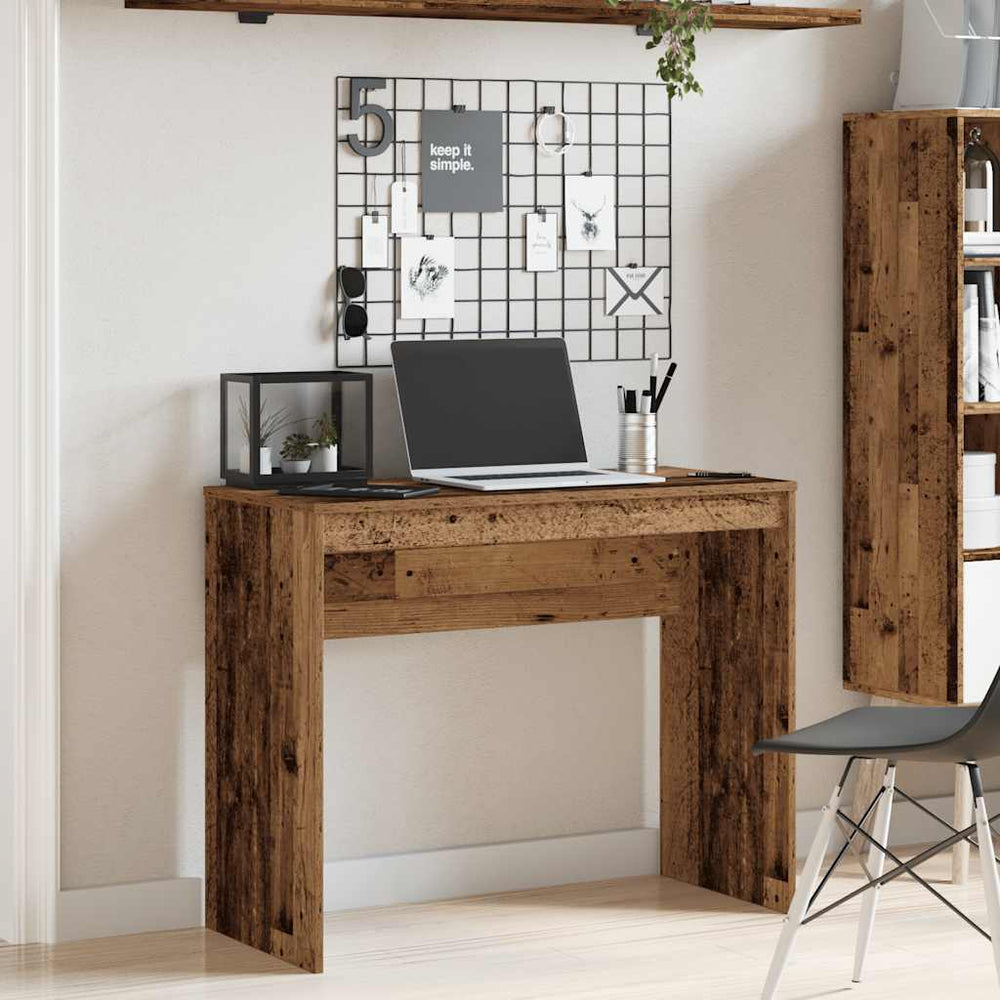 Schreibtisch Altholz-Optik 90 cm