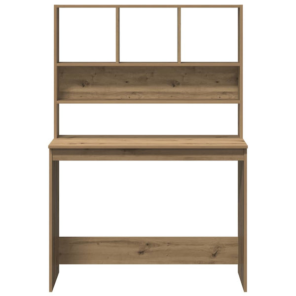 Schreibtisch mit Regal Artisan Eiche 102cm