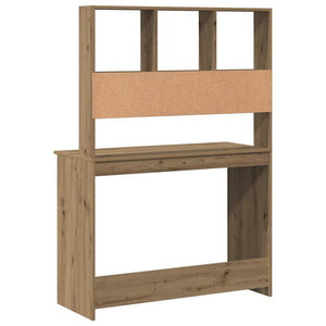 Schreibtisch mit Regal Artisan Eiche 102cm