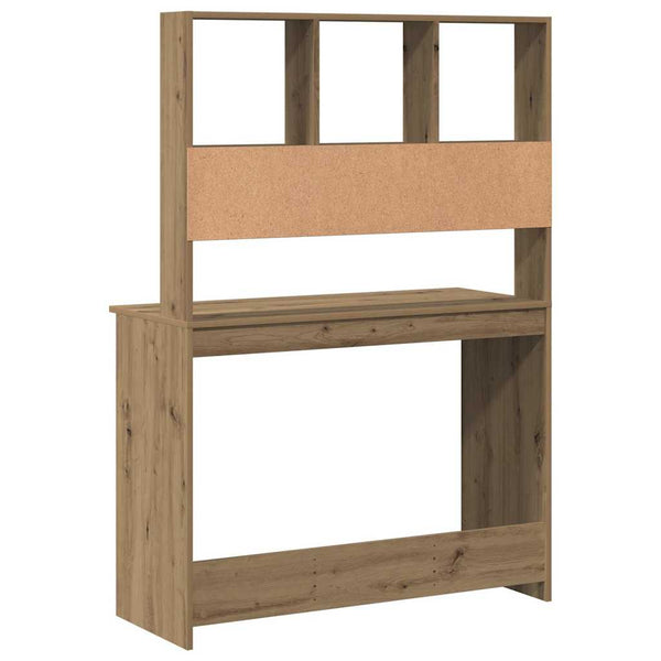 Schreibtisch mit Regal Artisan Eiche 102cm