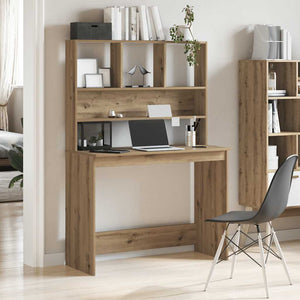 Schreibtisch mit Regal Artisan Eiche 102cm