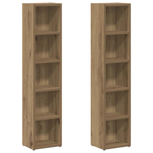 CD Regale 2er Set Artisan-Eiche