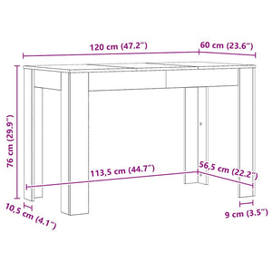 Esstisch Artisan Eiche 120x60 cm