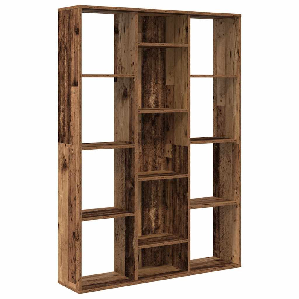 Raumteiler Bücherregal Altholz-Optik 100x140cm