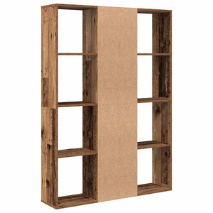 Raumteiler Bücherregal Altholz-Optik 100x140cm
