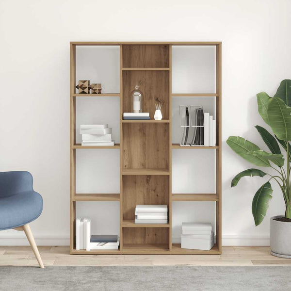 Raumteiler Bücherregal Artisan Eiche 100x140 cm
