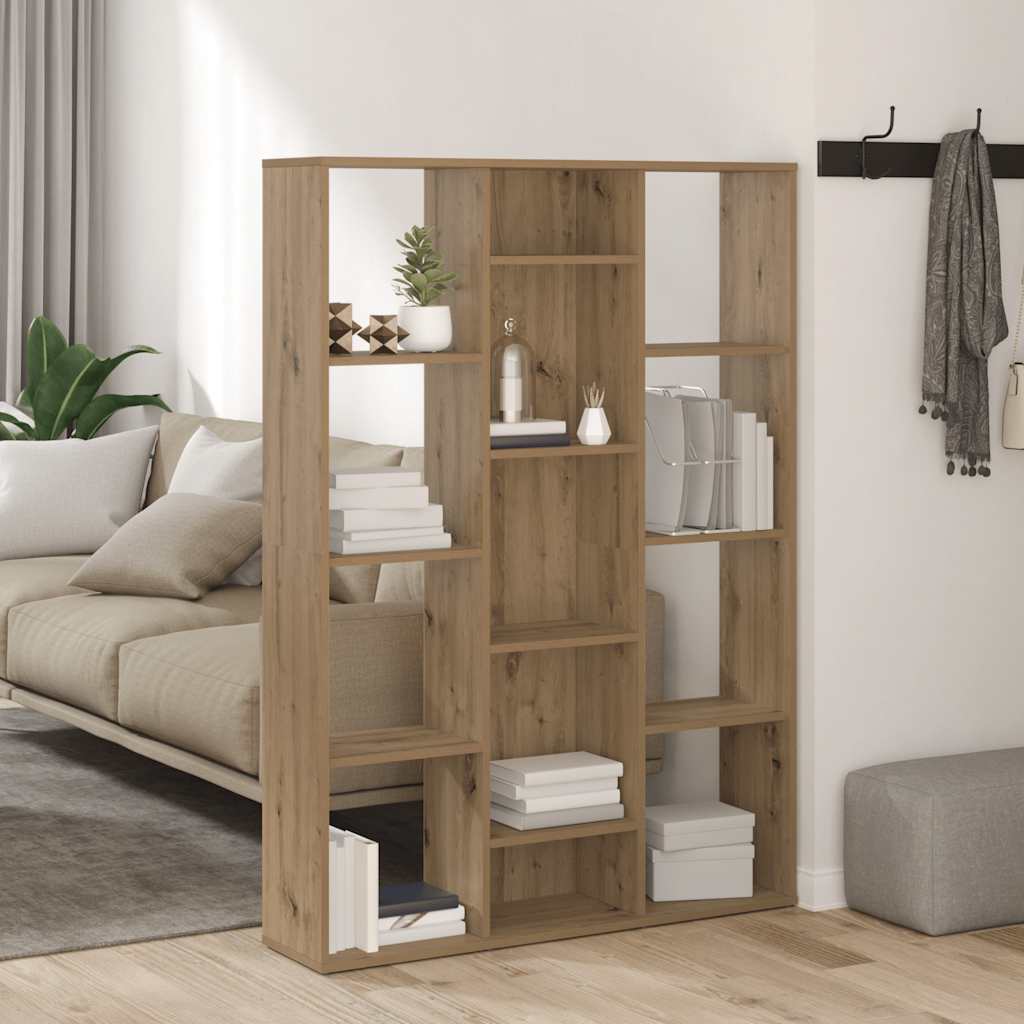 Raumteiler Bücherregal Artisan Eiche 100x140 cm