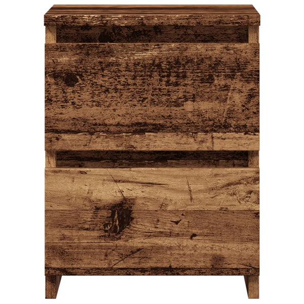 Nachttische 2er Set Altholz-Optik