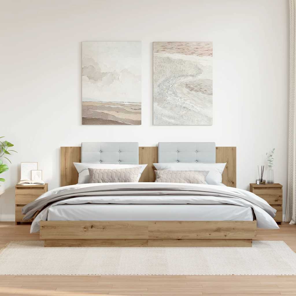 Nachttische 2er Set Artisan Eiche