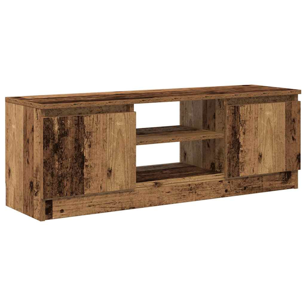 Meuble TV vidaXL aspect bois de récupération 102x30x36 cm bois d'ingénierie