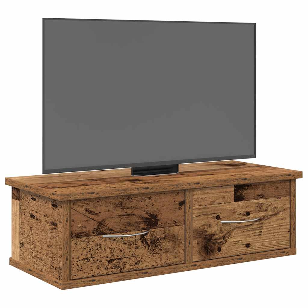 Wandschrank Altholz-Optik 60 cm