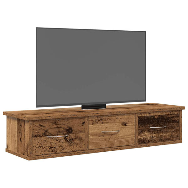 Wandschrank Altholz-Optik 88 cm