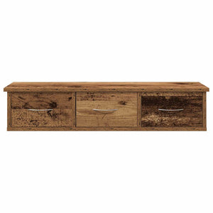 Wandschrank Altholz-Optik 88 cm