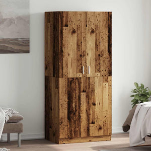 Kleiderschrank Altholz-Optik 80x52x180 cm