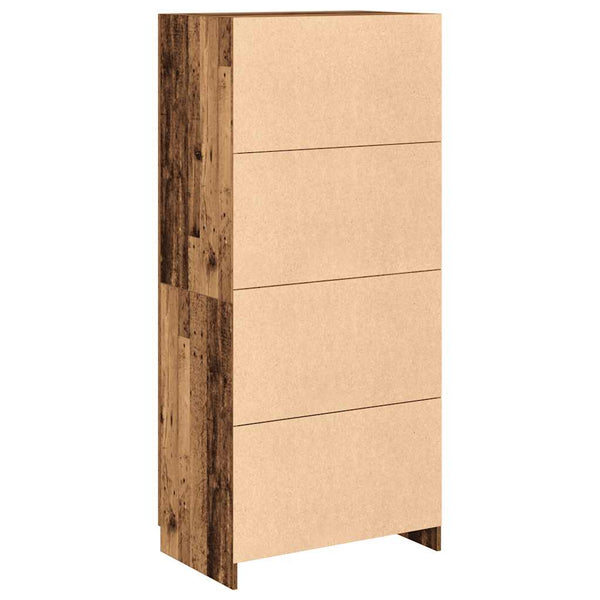 Kleiderschrank Altholz-Optik 80x52x180 cm