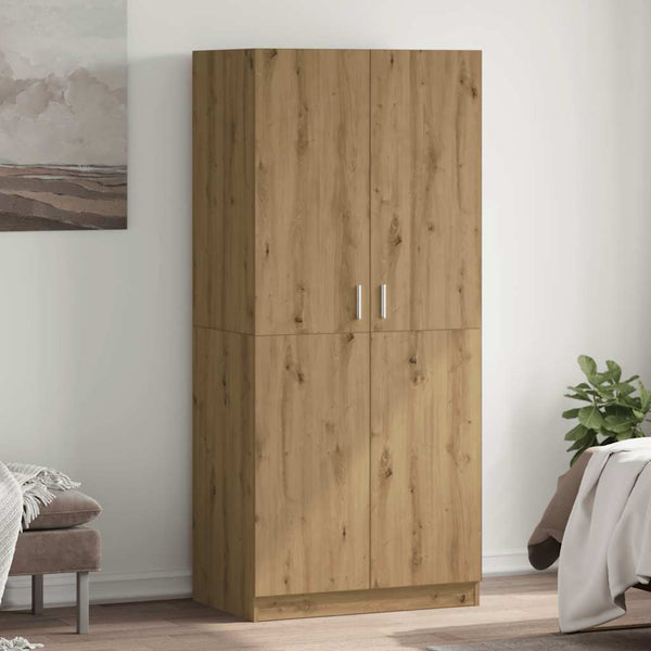 Kleiderschrank Artisan Eiche 80x52x180 cm