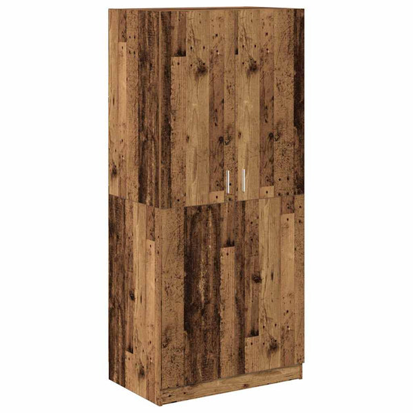 Kleiderschrank Altholz-Optik, 90x200 cm