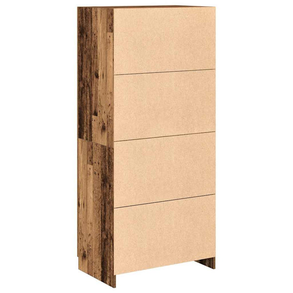 Kleiderschrank Altholz-Optik, 90x200 cm