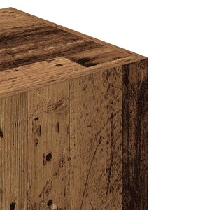 Kleiderschrank Altholz-Optik, 90x200 cm