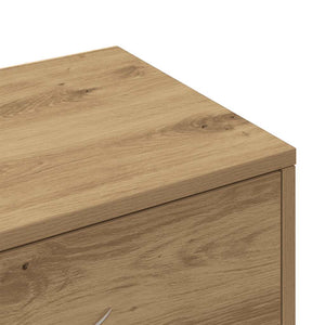 vidaXL Sideboard with 6 Drawers Artisan Oak 50x34x96 cm
