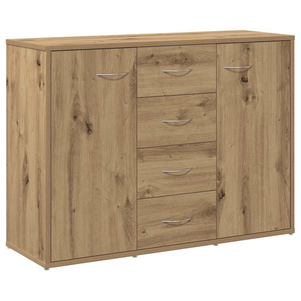 vidaXL Buffet Chêne Artisan 88x30x64 cm Bois d'ingénierie