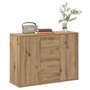 vidaXL Buffet Chêne Artisan 88x30x64 cm Bois d'ingénierie