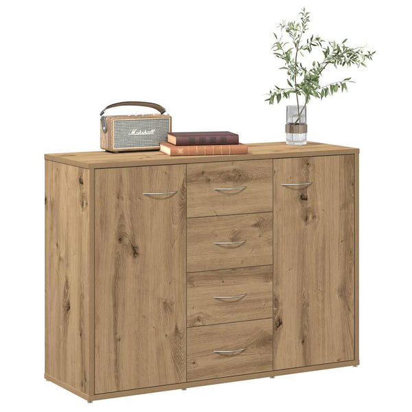 vidaXL Buffet Chêne Artisan 88x30x64 cm Bois d'ingénierie
