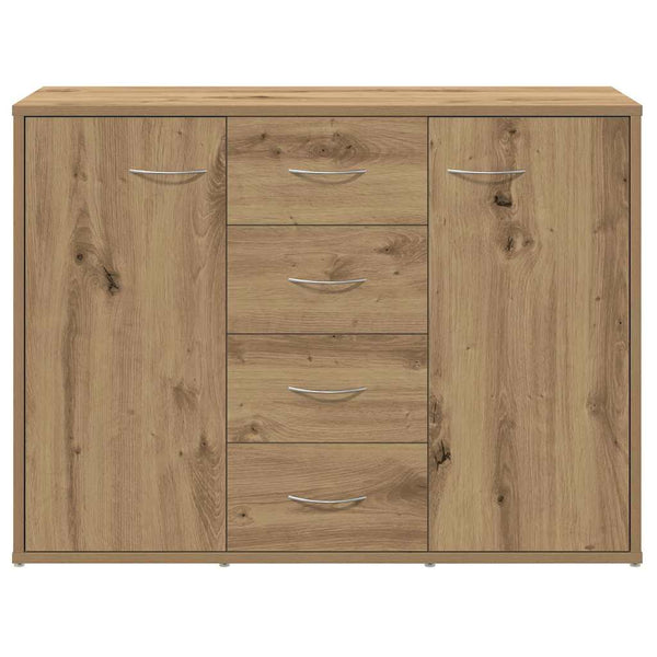 vidaXL Buffet Chêne Artisan 88x30x64 cm Bois d'ingénierie