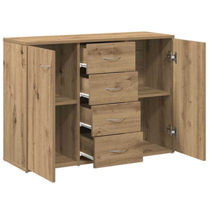 vidaXL Buffet Chêne Artisan 88x30x64 cm Bois d'ingénierie