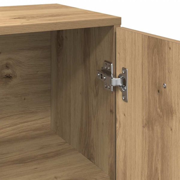 vidaXL Buffet Chêne Artisan 88x30x64 cm Bois d'ingénierie