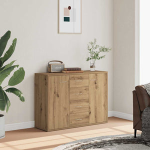 vidaXL Buffet Chêne Artisan 88x30x64 cm Bois d'ingénierie