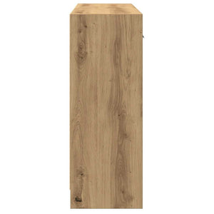 vidaXL Sideboard Artisan Oak 91x28x75 cm Engineered Wood