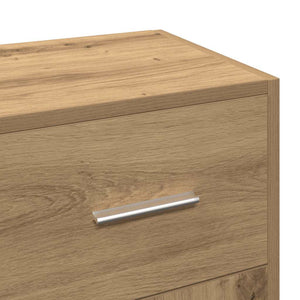 vidaXL Sideboard Artisan Oak 91x28x75 cm Engineered Wood