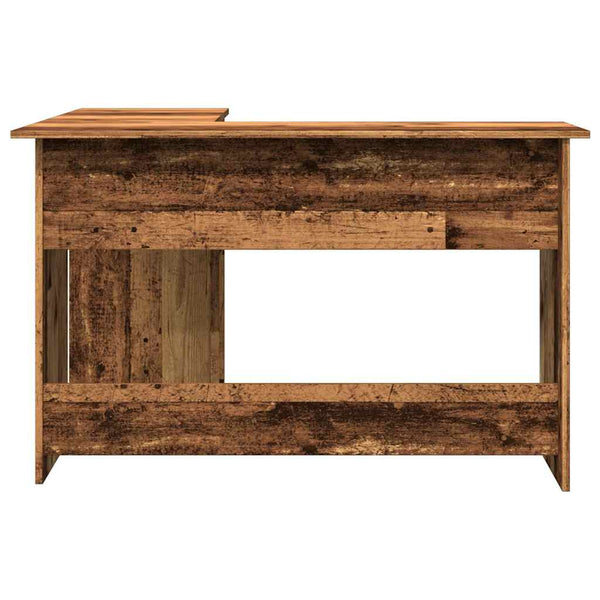 Eckschreibtisch Altholz-Optik, 120x140 cm
