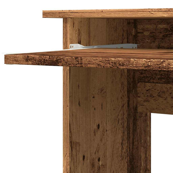 Eckschreibtisch Altholz-Optik, 120x140 cm