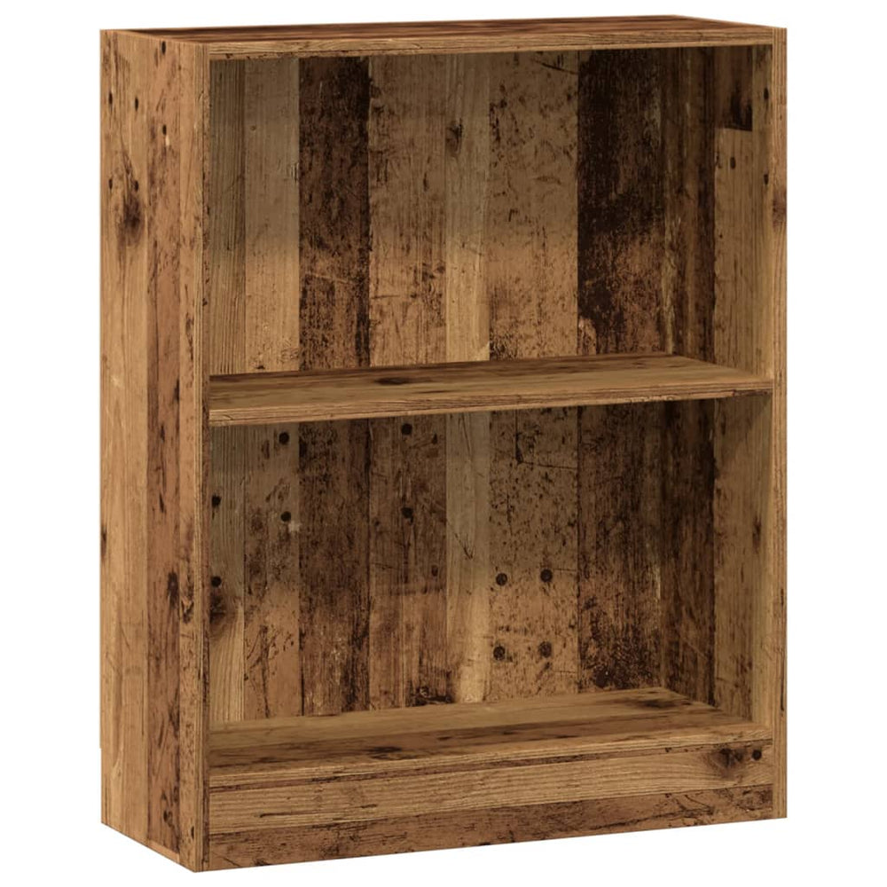 vidaXL Bookshelf Reclaimed Wood Look 60x24x76 cm Engineered Wood