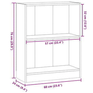 Bücherregal Artisan Eiche 60x76 cm