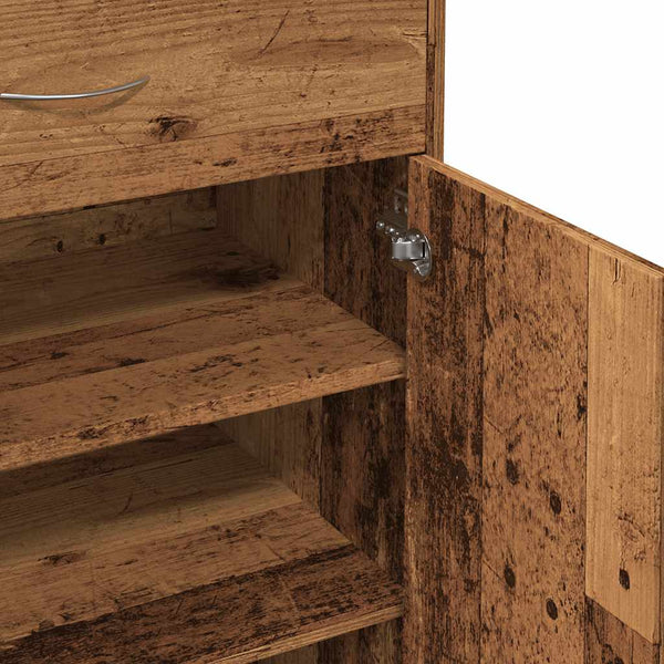 Schuhschrank Altholz-Optik, 60 cm