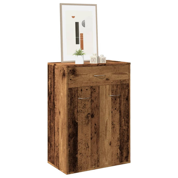 Schuhschrank Altholz-Optik, 60 cm