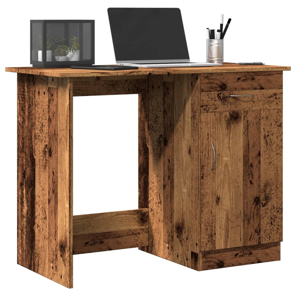 Schreibtisch Altholz-Optik 100 cm