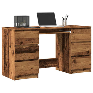 Schreibtisch Altholz-Optik 140 cm