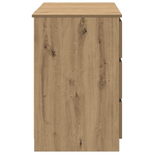 Schreibtisch Artisan Eiche 140 cm mit Schubladen